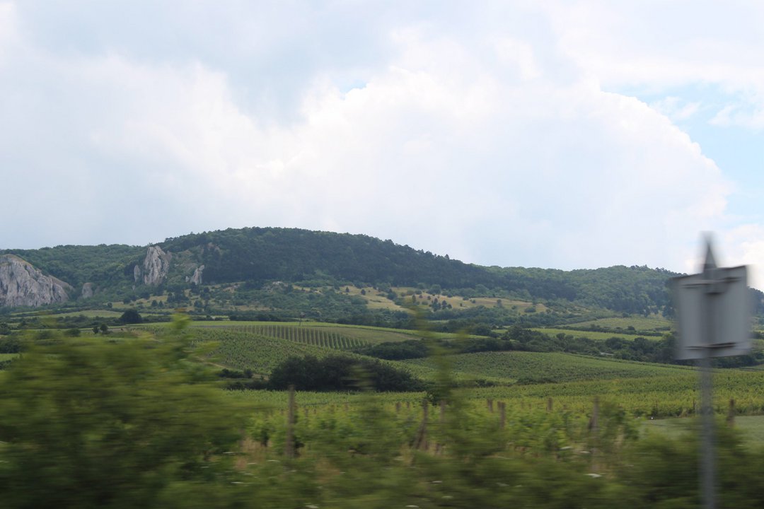 The rolling hills of Moravia